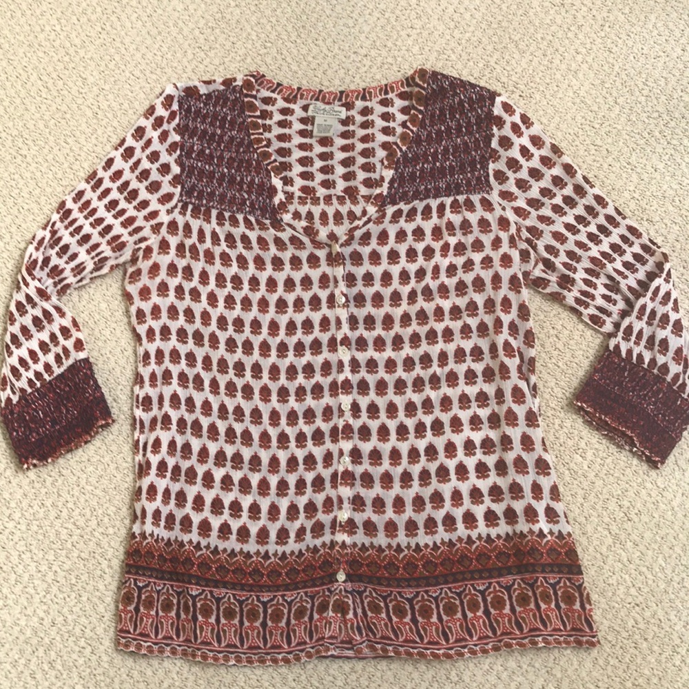 Lucky Brand blouse size M.
